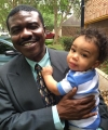 Hayford Awuku with Grandson